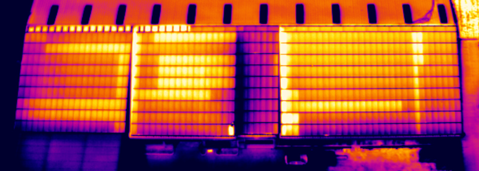 Photovoltaiküberprüfung aus der Luft